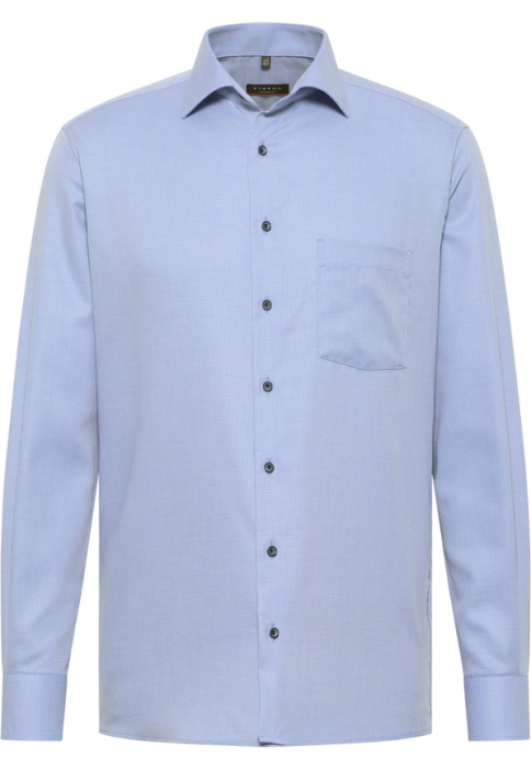 Camasa albastra, modern fit, pentru barbati, 100% bumbac, maneca lunga, model 8183/13 X169 Eterna [5]