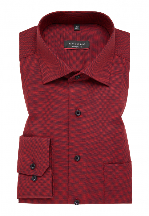 Camasa rosie, modern fit, pentru barbati, 100% bumbac, maneca lunga, model8183/56 X169 Eterna [6]