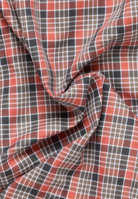 Camasa carouri, modern fit, pentru barbati, 100% bumbac, maneca lunga, model  8185/82 X18U Eterna [4]