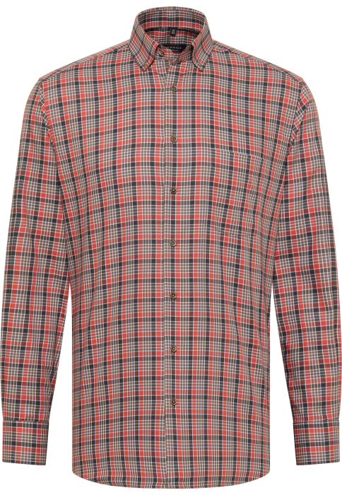 Camasa carouri, modern fit, pentru barbati, 100% bumbac, maneca lunga, model  8185/82 X18U Eterna [5]