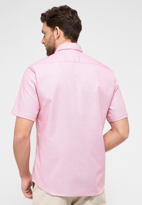 Camasa roz, modern fit, pentru barbati, 100% bumbac, maneca scurta, model  8202/52 C19K Eterna [2]