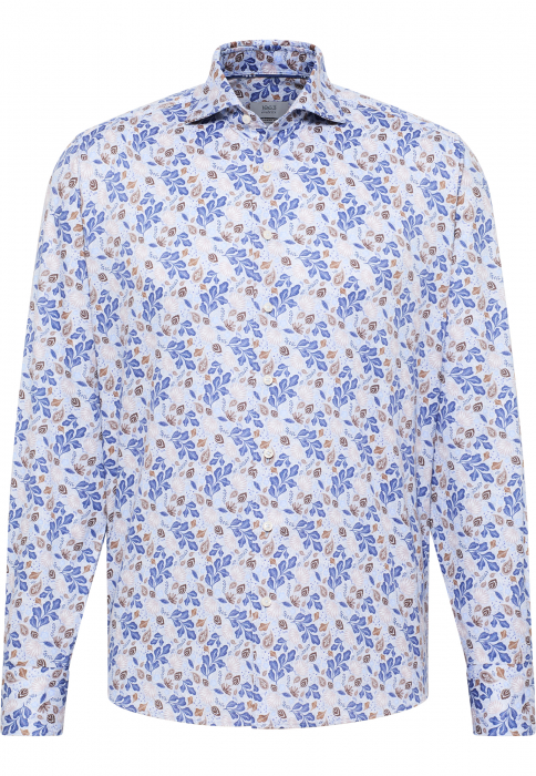 Camasa imprimata, modern fit, pentru barbati, 100% bumbac, maneca lunga, model 8290/18 XS82 Eterna [5]