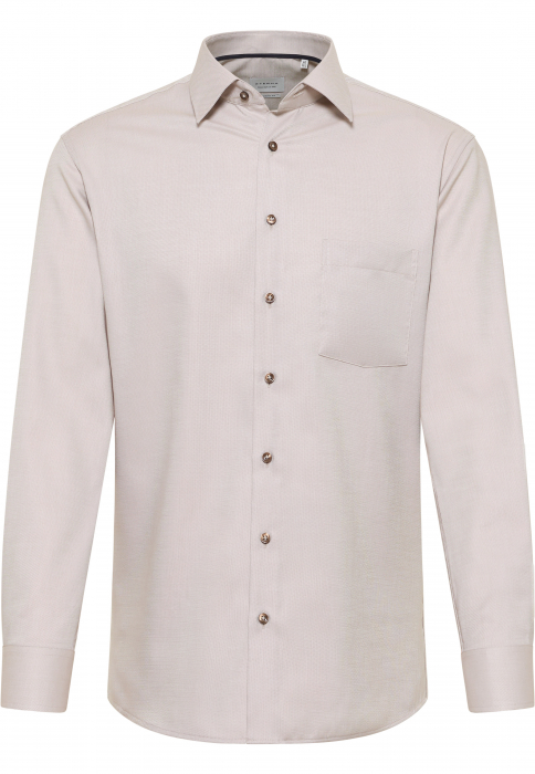 Camasa bej, modern fit, pentru barbati, 100% bumbac, maneca lunga, model 8464/21 X181 Eterna [4]