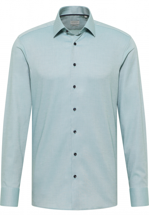 Camasa verde, slim fit, pentru barbati, 100% bumbac, maneca lunga, model 8464/43 F171 Eterna [2]