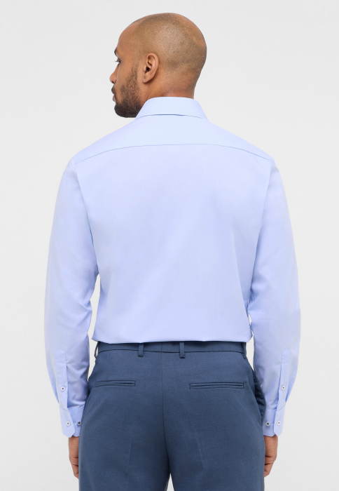 Camasa blue, modern fit, pentru barbati, 100% bumbac, maneca lunga, model  8505/10 X18V Eterna [2]