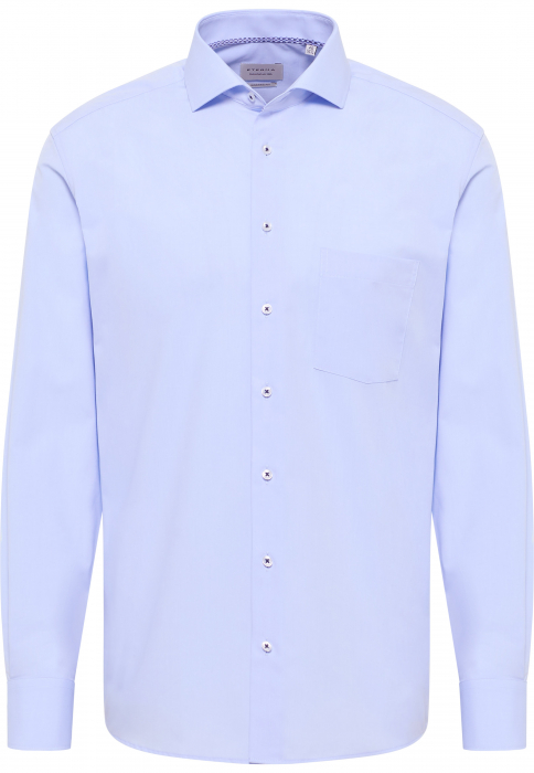 Camasa blue, modern fit, pentru barbati, 100% bumbac, maneca lunga, model  8505/10 X18V Eterna [5]