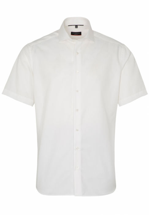Camasa COVER alba, modern fit, pentru barbati, 100% bumbac, maneca scurta, model 8817/00 C19K 1/2 Eterna [4]