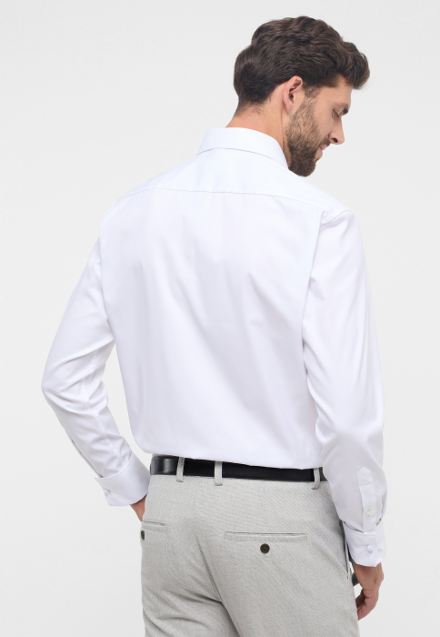 Camasa COVER GALA alba, confort fit, pentru barbati, 100% bumbac, maneca lunga, model  8817/00 E49E Eterna [2]