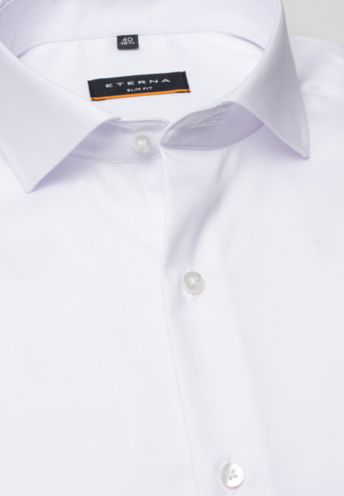Camasa COVER alba, slim fit, pentru barbati, 100% bumbac, maneca lunga, model 8817/00 F182 Eterna [4]