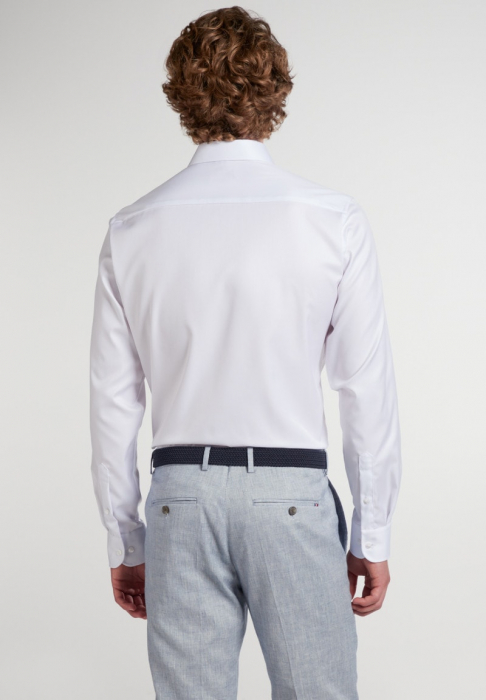 Camasa COVER alba, slim fit, pentru barbati, 100% bumbac, maneca lunga, model 8817/00 F182 Eterna [3]