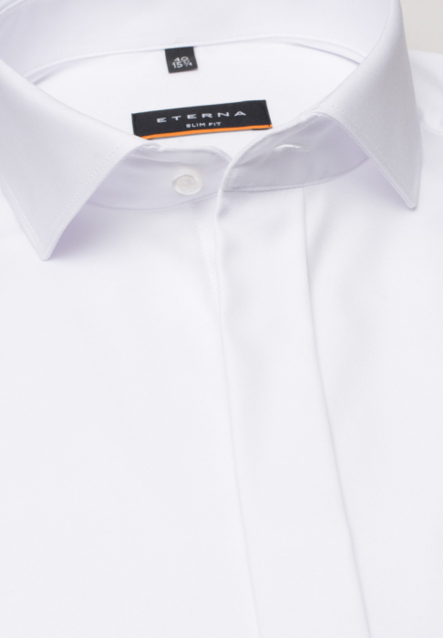 Camasa COVER GALA  alba, slim fit, pentru barbati, 100% bumbac, maneca lunga, model 8817/00 F392 Eterna [4]