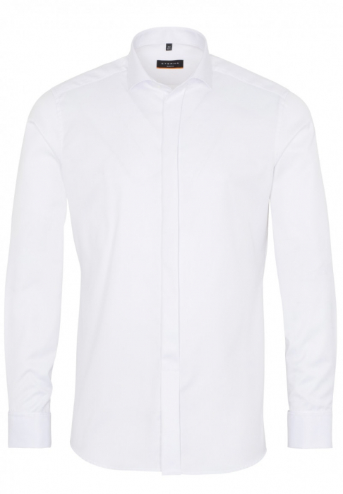 Camasa COVER GALA  alba, slim fit, pentru barbati, 100% bumbac, maneca lunga, model 8817/00 F392 Eterna [3]