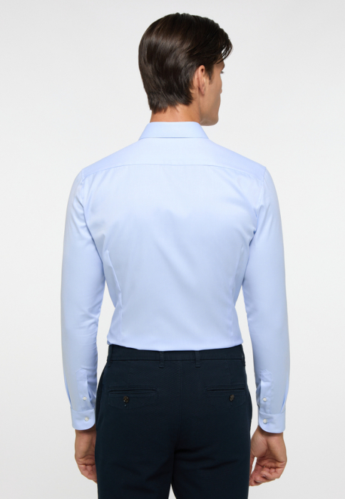 Camasa COVER bleu, super slim, pentru barbati, 100% bumbac, maneca lunga, model 8817/10 Z182 Eterna [3]