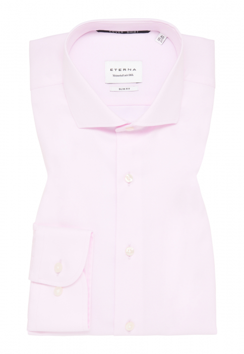 Camasa roz, slim fit, pentru barbati, 100% bumbac, maneca lunga, model 8817/50 F182 Eterna [4]