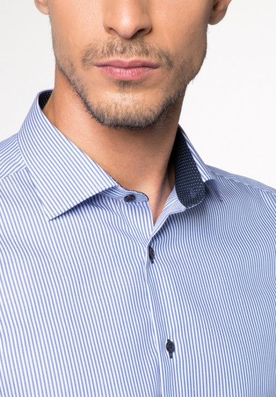 Camasa dungi, slim fit, pentru barbati, 100% bumbac, maneca lunga, model 8992/16 F140 Eterna [2]