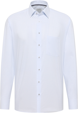Camasa bleu, modern fit, pentru barbati, 100% bumbac, maneca lunga, model  1083/11 X181 Eterna [4]