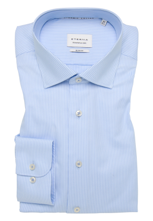 Camasa bleu, slim fit, pentru barbati, 100% bumbac, maneca lunga, model 1090/11 F170 Eterna [4]