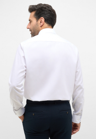 Camasa alba, confort fit, pentru barbati, 100% bumbac, maneca lunga, model 1100/00 E19K Eterna [2]