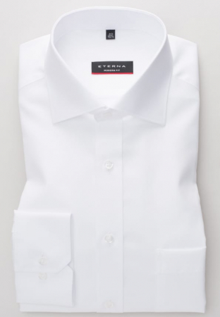 Camasa alba, modern fit, pentru barbati, 100% bumbac, maneca lunga, model 1100/00 X177 Eterna [3]