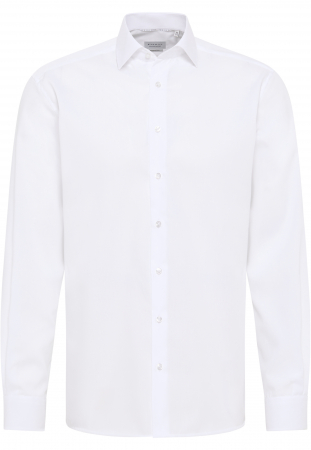 Camasa alba, modern fit, pentru barbati, 100% bumbac, maneca lunga, model 1100/00 X18K Eterna [4]