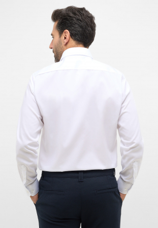Camasa alba, modern fit, pentru barbati, 100% bumbac, maneca lunga, model 1100/00 X18K Eterna [2]