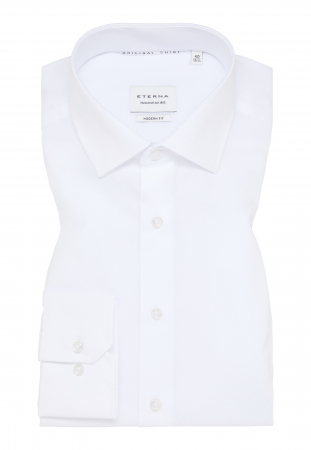 Camasa alba, modern fit, pentru barbati, 100% bumbac, maneca lunga, model 1100/00 X18K Eterna [5]
