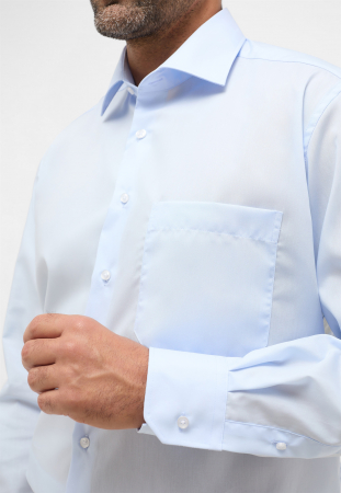 Camasa bleu, confort fit, pentru barbati, 100% bumbac, maneca lunga, model 1100/10 E19K Eterna [1]