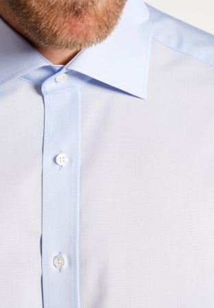 Camasa bleu, modern fit, pentru barbati, 100% bumbac, maneca lunga, model 1100/10 X177 Eterna [1]