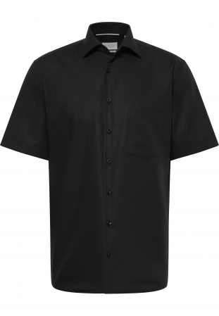 Camasa neagra, modern fit, pentru barbati, 100% bumbac, maneca scurta, model 1100/39 C19K Eterna [4]