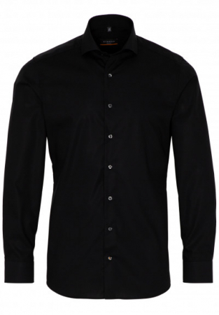 Camasa neagra, slim fit, pentru barbati, 100% bumbac, maneca lunga, model 1100/39 F182 Eterna [4]