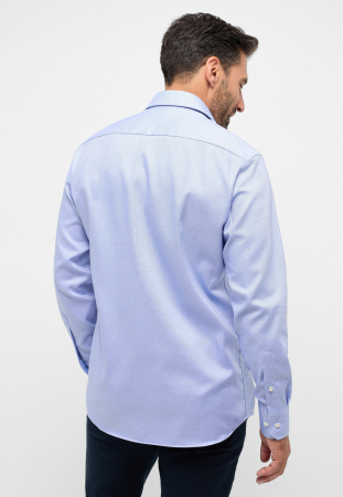 Camasa albastra, modern fit, pentru barbati, 100% bumbac, maneca lunga, model1160/12 X19K Eterna [1]