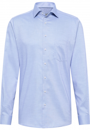 Camasa albastra, modern fit, pentru barbati, 100% bumbac, maneca lunga, model1160/12 X19K Eterna [5]