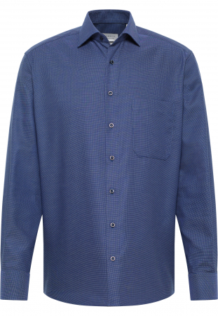 Camasa bleumarin, confort fit, pentru barbati, 100% bumbac, maneca lunga, model 1160/15 E19K Eterna 44 [5]