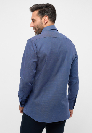 Camasa albastra, modern fit, pentru barbati, 100% bumbac, maneca lunga, model1160/15 X19K Eterna [2]