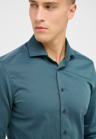 Camasa blue, slim fit, pentru barbati, 100% bumbac, maneca lunga, model  1178/63 F182 Eterna [1]