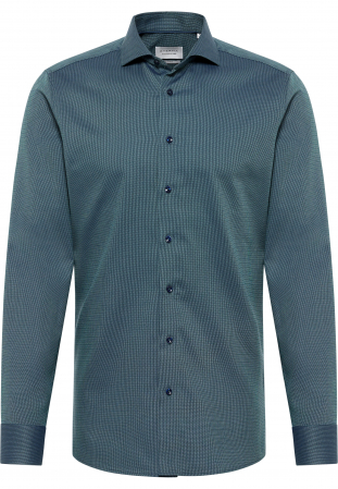 Camasa blue, slim fit, pentru barbati, 100% bumbac, maneca lunga, model  1178/63 F182 Eterna [4]