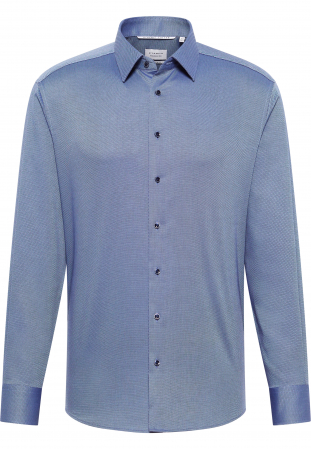 Camasa albastra, modern fit, pentru barbati, 100% bumbac, maneca lunga, model 2132/17 X171 Eterna [4]