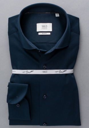 Camasa jerse, slim fit, pentru barbati, 100% bumbac, maneca lunga, model 2159/19 YS82 Eterna [6]