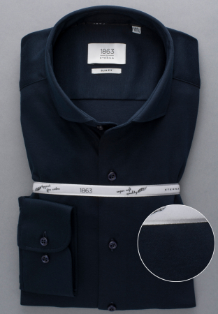 Camasa jerse, slim fit, pentru barbati, 100% bumbac, maneca lunga, model 2159/19 YS82 Eterna [5]