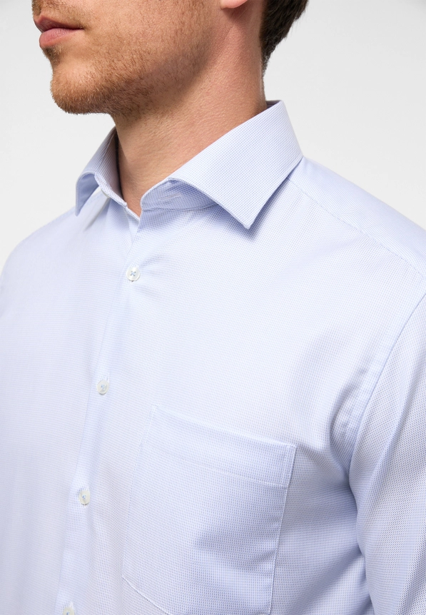 Camasa bleu, modern fit, pentru barbati, 100% bumbac, maneca lunga, model 3116/12 X169 Eterna [1]