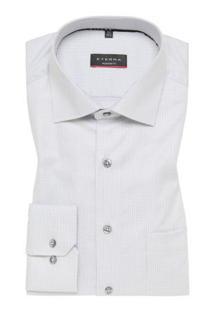 Camasa gri, modern fit, pentru barbati, 100% bumbac, maneca lunga, model 3116/32 X169 Eterna [5]