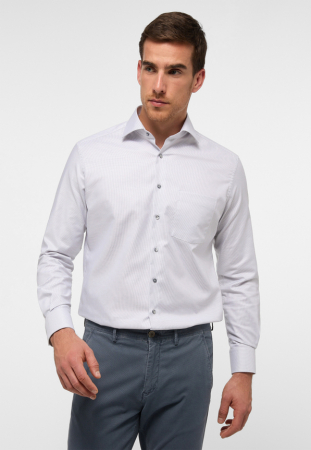 Imbracaminte Barbati - Camasa gri, modern fit, pentru barbati, 100% bumbac, maneca lunga, model 3116/32 X169 Eterna