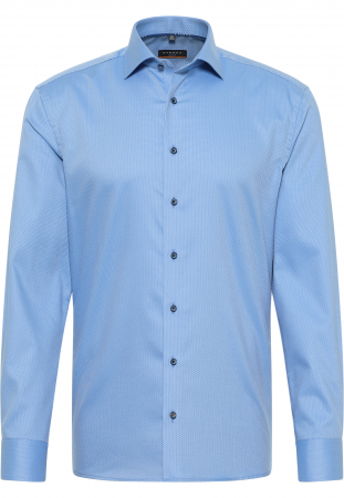 Camasa albastra, slim fit, pentru barbati, 100% bumbac, maneca lunga, model 3324/14 F170 Eterna [5]