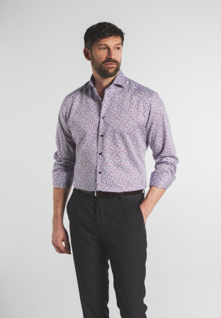 Camasa imprimata, modern fit, pentru barbati, 100% bumbac, maneca lunga, model 3423/55 X17V Eterna [0]