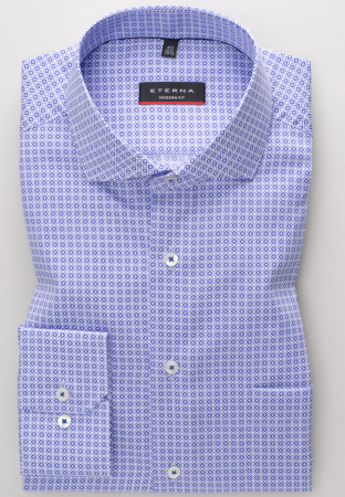 Camasa bleu, modern fit, pentru barbati, 100% bumbac, maneca lunga, model  3424/12 X18V Eterna [5]