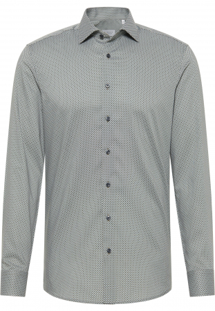 Camasa verde, slim fit, pentru barbati, 100% bumbac, maneca lunga, model 4002/48 F170 72 Eterna 44 [3]