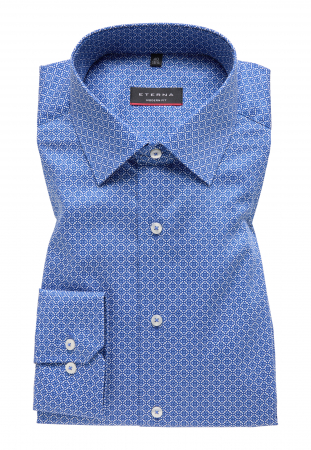 Camasa imprimeu, modern fit, pentru barbati, 100% bumbac, maneca lunga, model  4106/14 X18P Eterna [5]