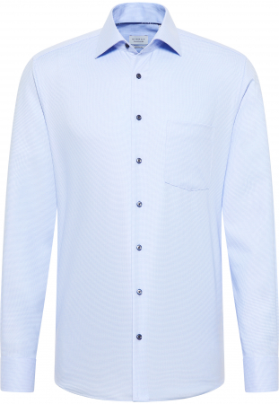 Camasa bleu, modern fit, pentru barbati, 100% bumbac, maneca lunga, model  4158/12 X19K Eterna [4]