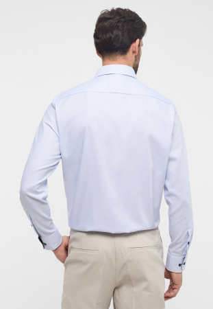 Camasa blue, comfort fit, pentru barbati, 100% bumbac, maneca lunga, model 4671/11 E147 Eterna [4]