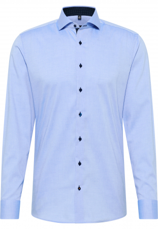 Camasa bleu, slim fit, pentru barbati, 100% bumbac, maneca lunga, model 8100/12 F132 Eterna [4]